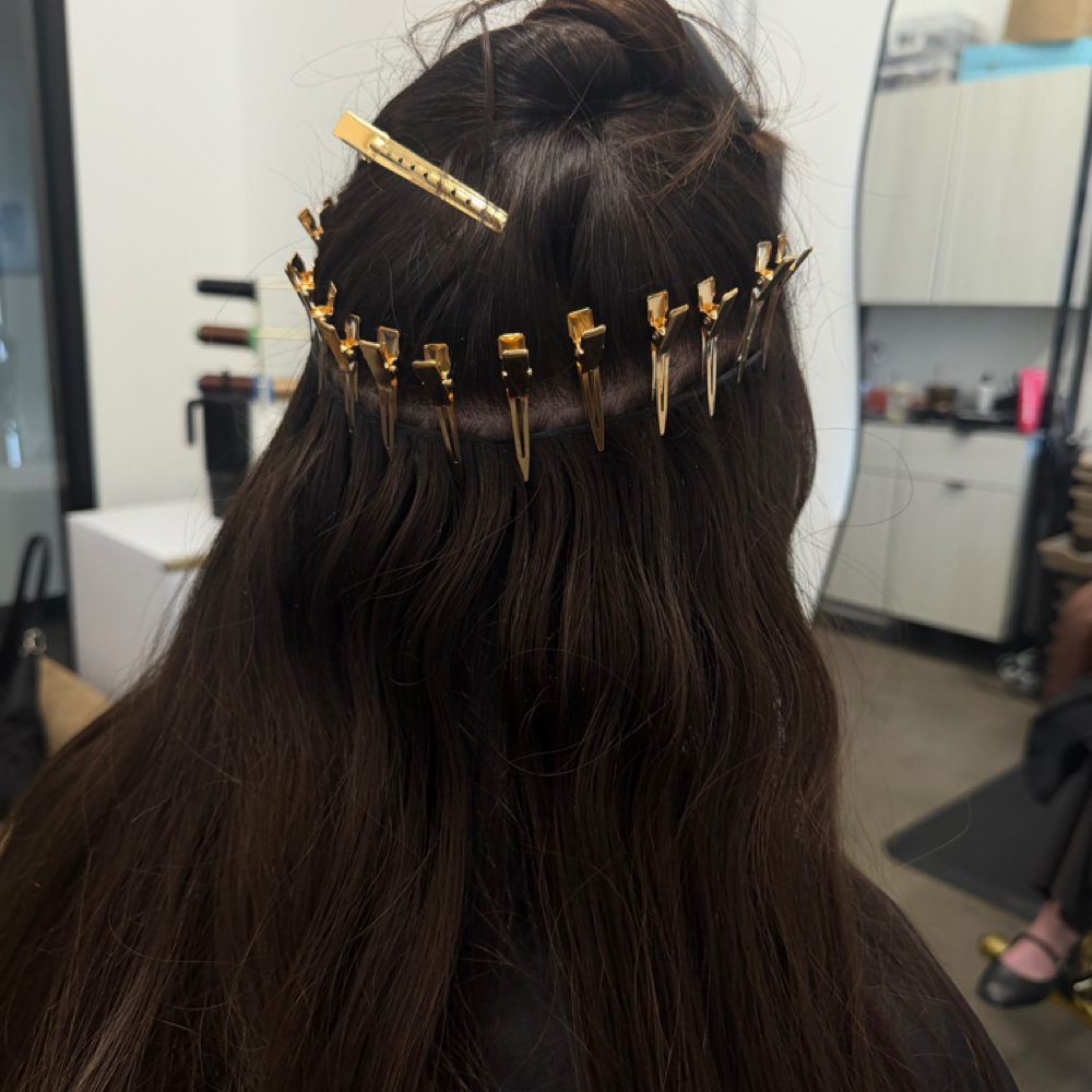 Hand Tied 2 Row Maintenance at The Glam Shop Denver in Denver, CO