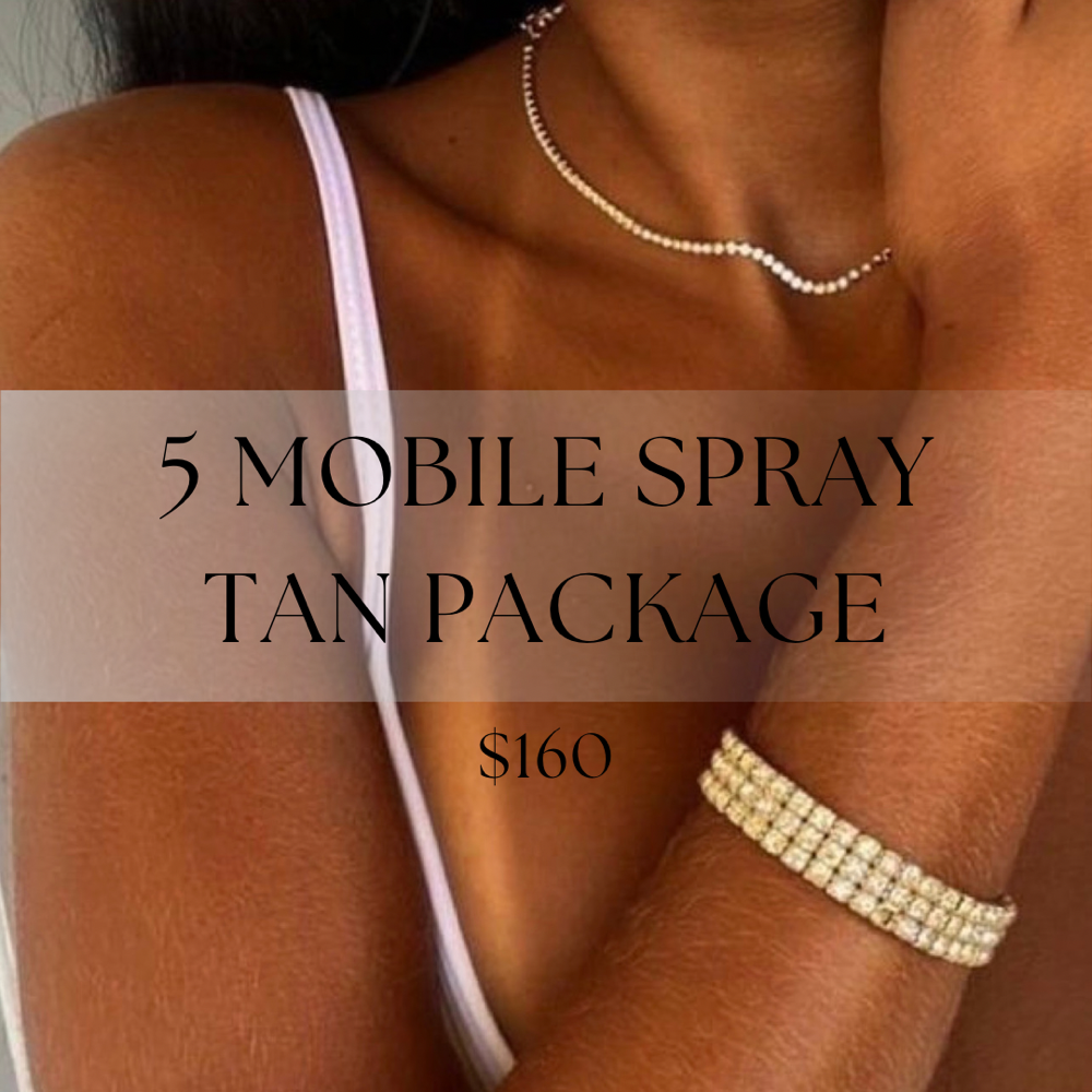 5 Spray Tan Mobile Package