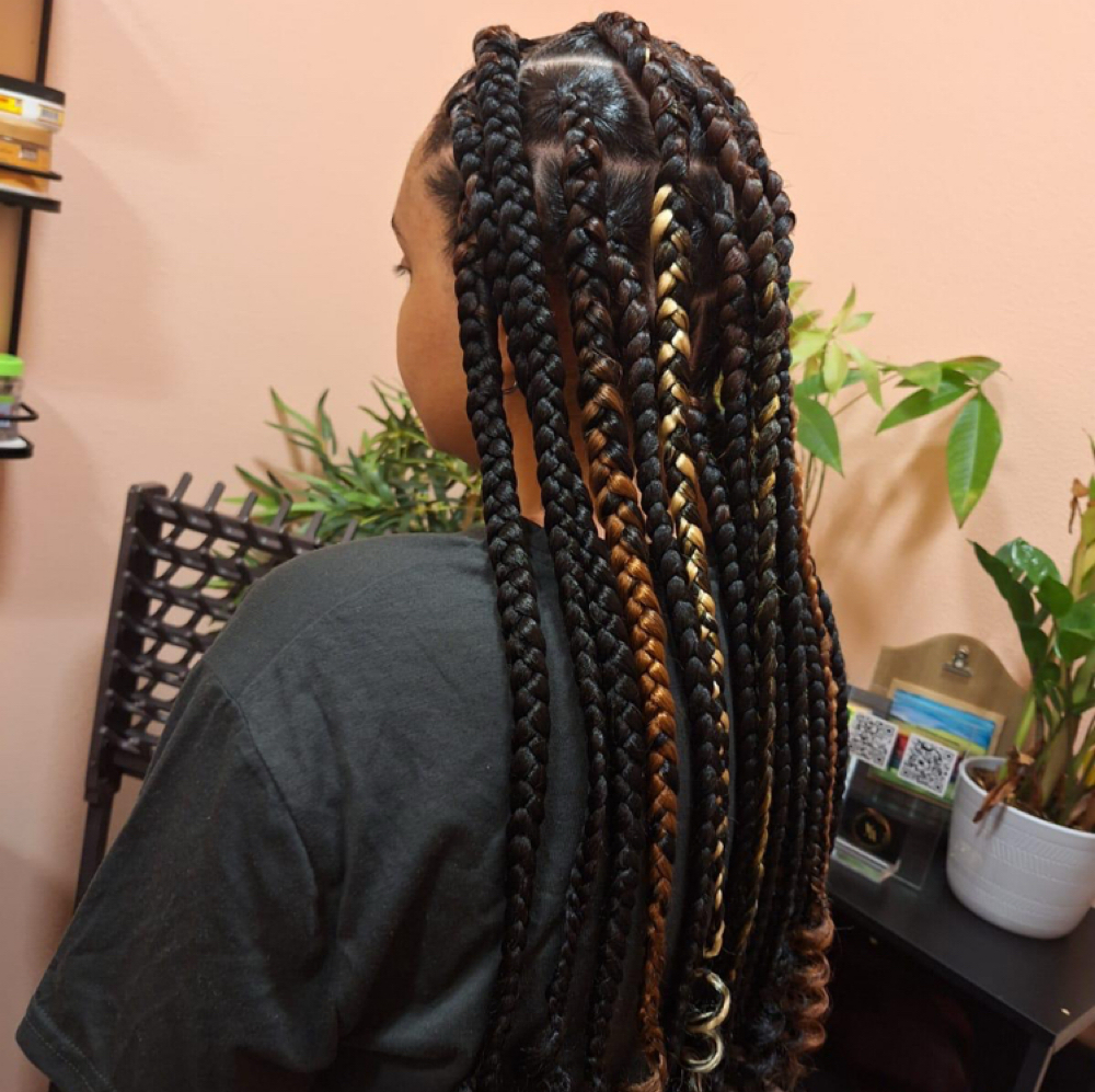 Knotless Braids - Jumbo at WestAfrican Beauty Junction Braids in Prosper, TX
