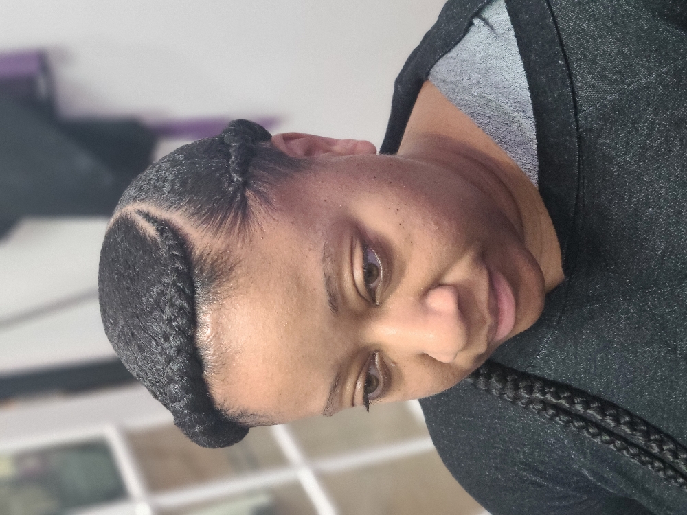 2 Feed In Cornrows