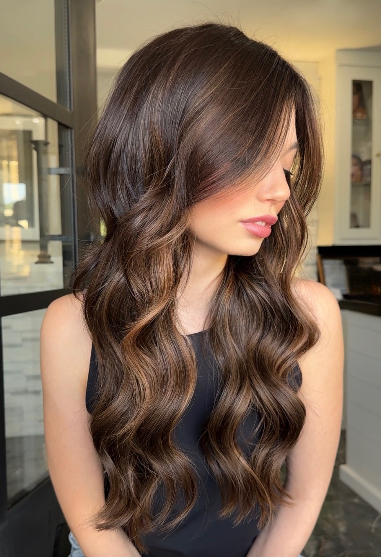 Balayage + Blow-Dry at Richie Hairstylist in The Woodlands, TX