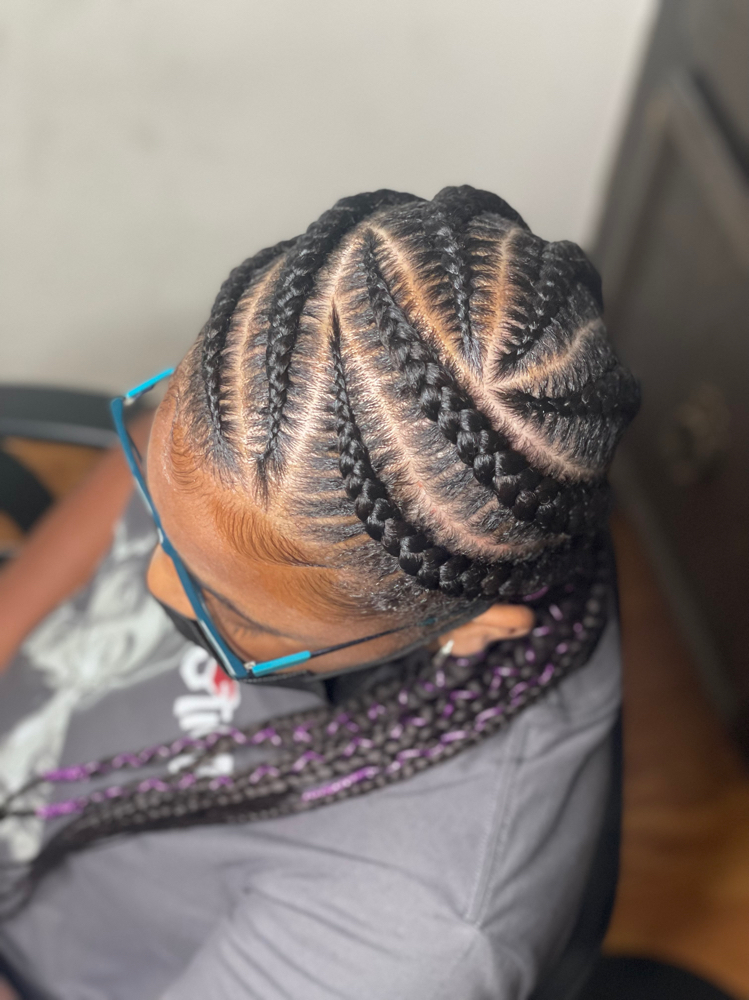 7/8 Feed in Braids