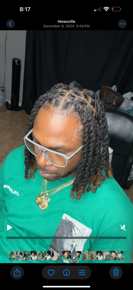 Custom Loc Extensions at Mochas Lux Locs in Hinesville, GA
