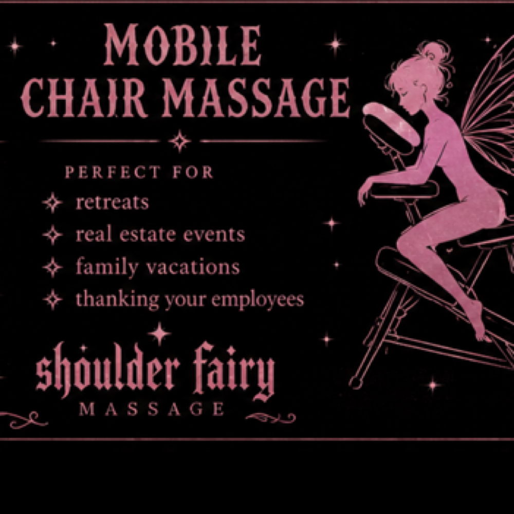420 Min chair massage 16 (15min) at Shoulder Fairy Massage in Breckenridge, CO