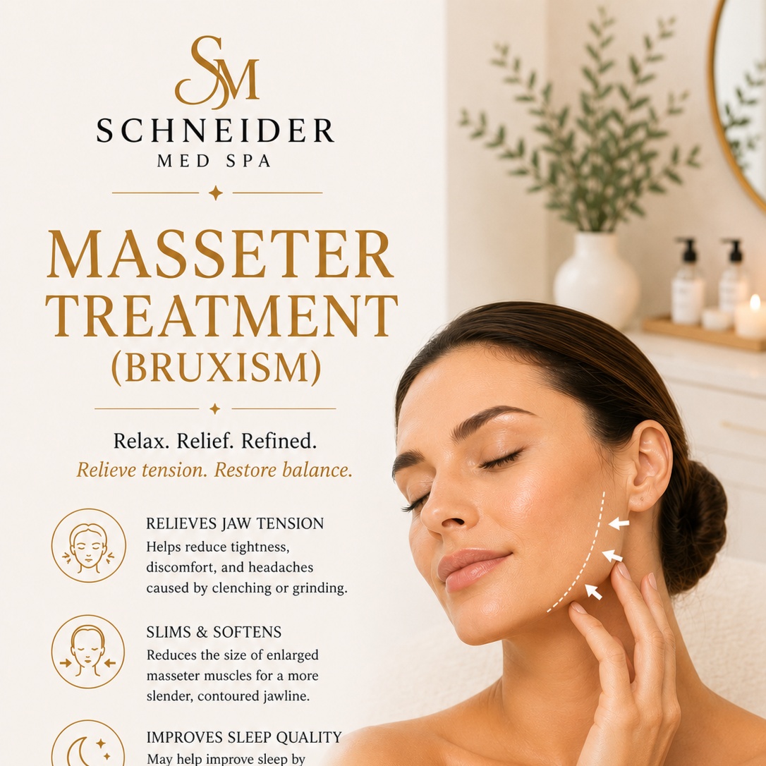 Masseter Treatment (Bruxism) at Schneider Med Spa in Ocoee, FL