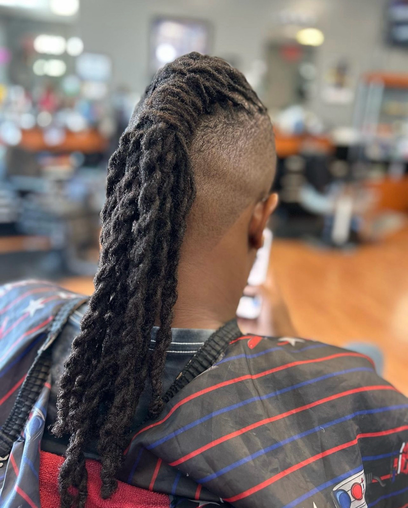 Loc Retwist And Haircut