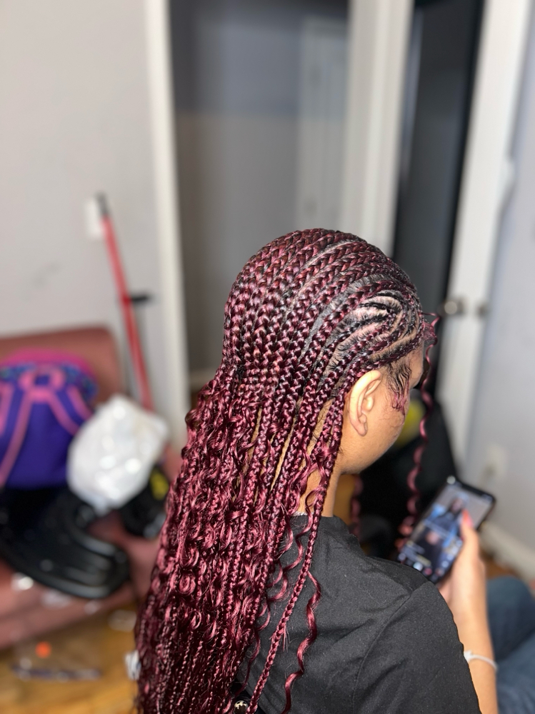 Corn Rows W/ Design at Touched by Grace in Jersey City, NJ
