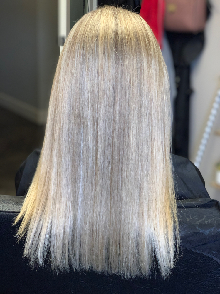 Highlight, Haircut, And Blowdry