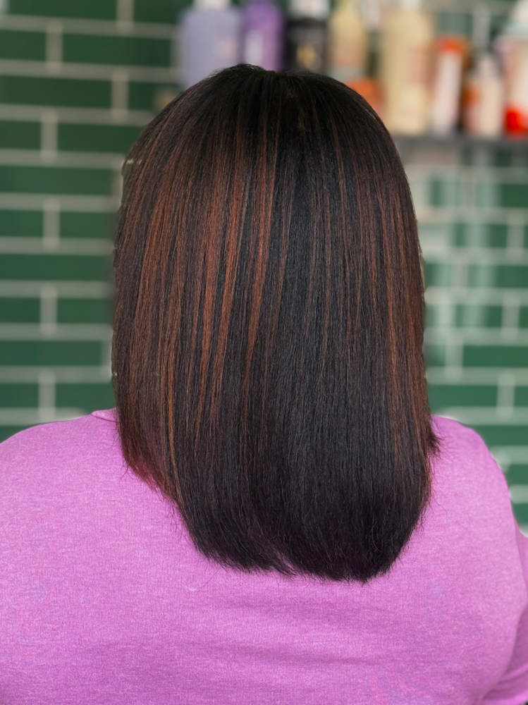 Partial Highlight / Balayage at The Curl Pin in Alexandria, VA