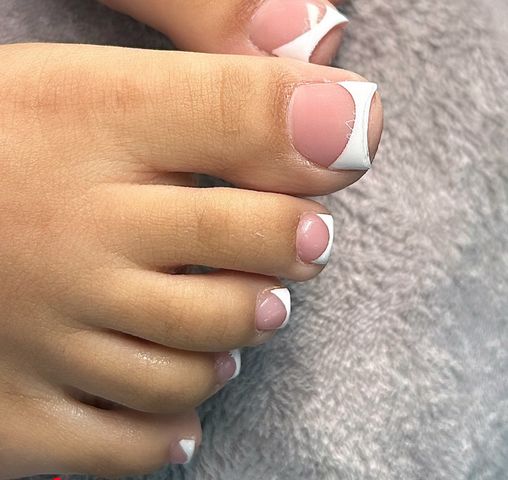 Acrylic Toe Full Set (Dry Pedi)