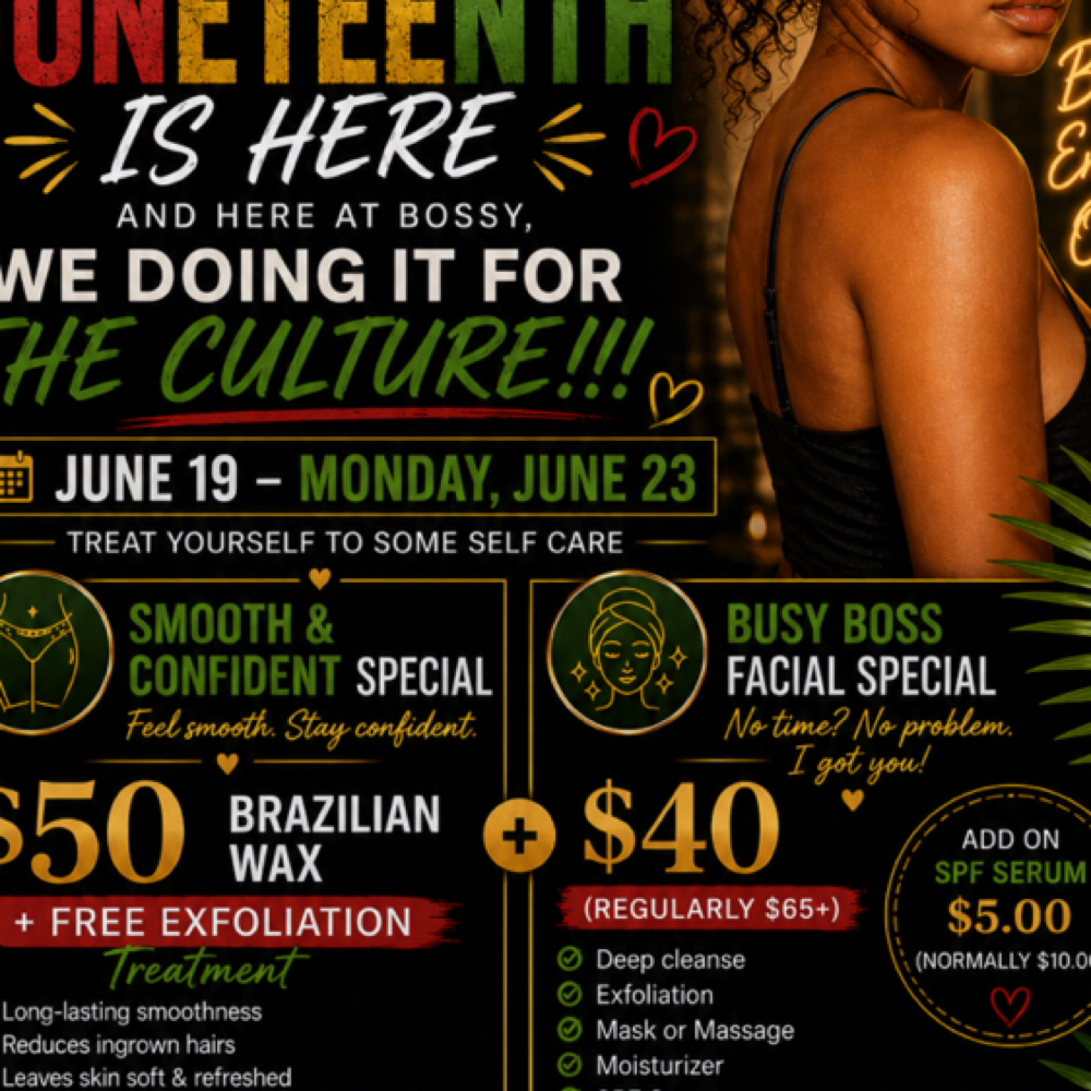 Juneteenth Special #2 at The Body Lounge by V-Spa in Simpsonville, SC
