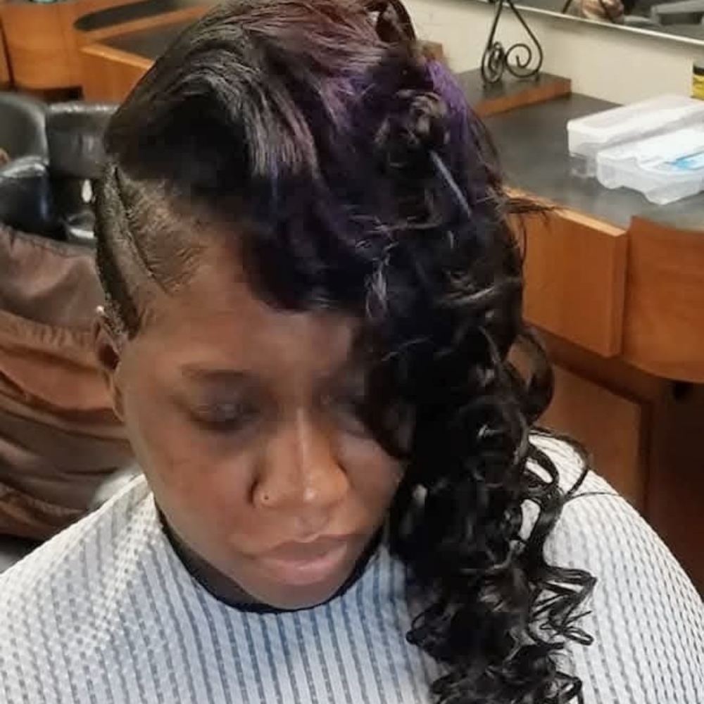 Relaxer Retouch & Style at Pamper Me Salon & Spa Ste in Georgia, GA