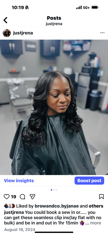 Clip Ins/Add on service