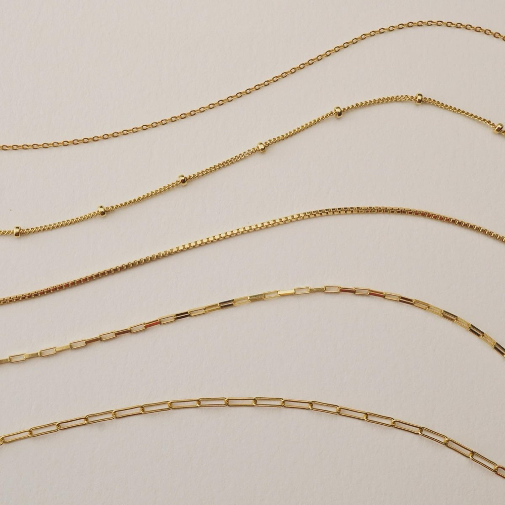 Necklace Long Permanent Jewelry at Glo Up Bar in Saratoga springs, UT