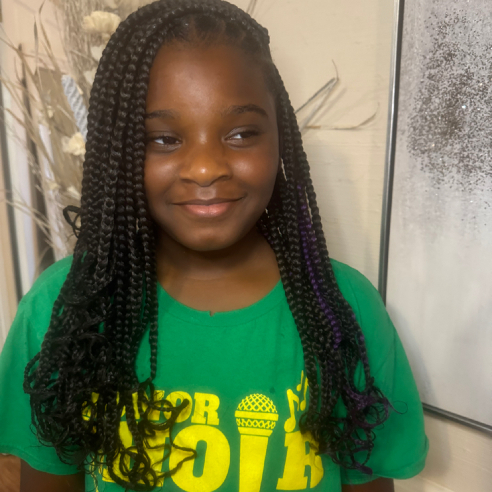 13 & Under Medium Knotless Braids at Shanelle Luxe Studio in Montgomery, AL