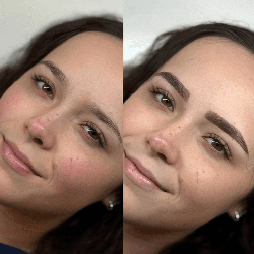 Brow shape + tint