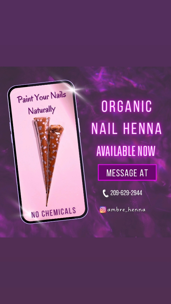 Organic Nail Henna