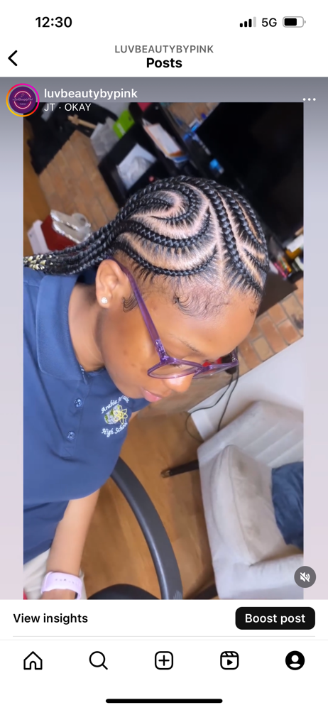 6-10 Design/Stitch braids