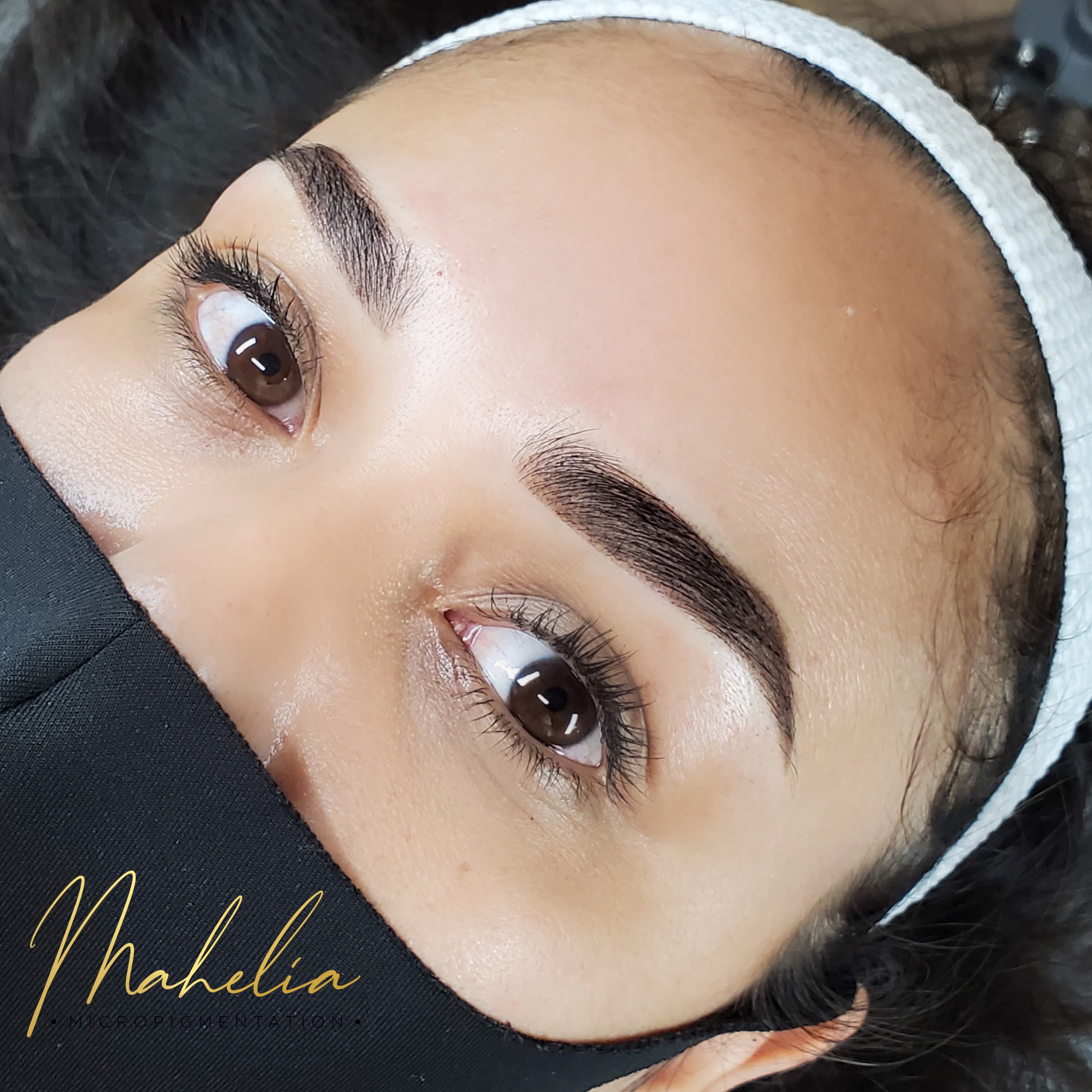 POWDER/OMBRÉ BROWS at Mahelia PMU Academy in Whittier., CA