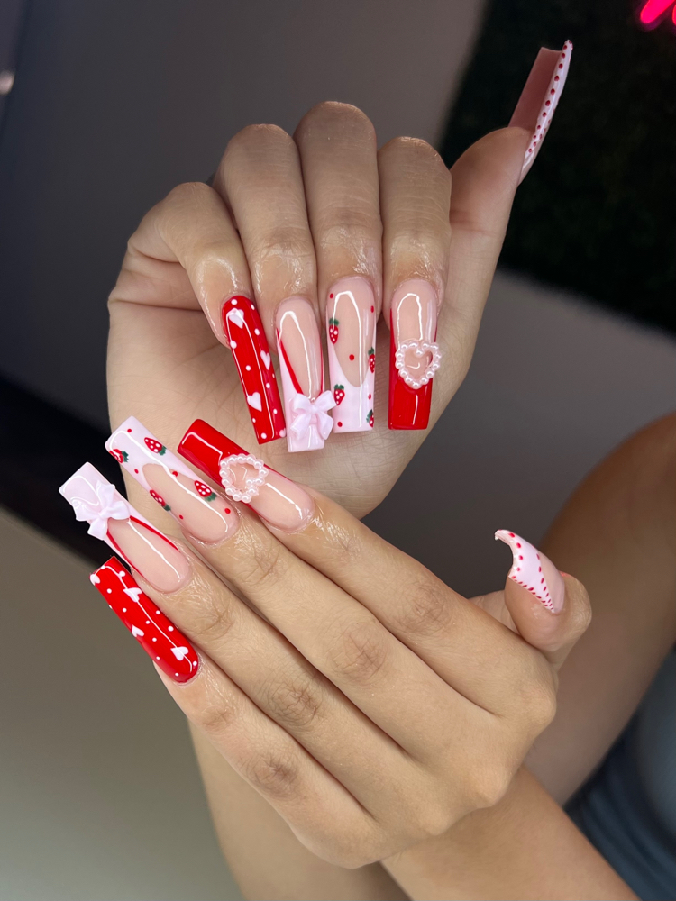 Long Acrylic Full Set (5-7)