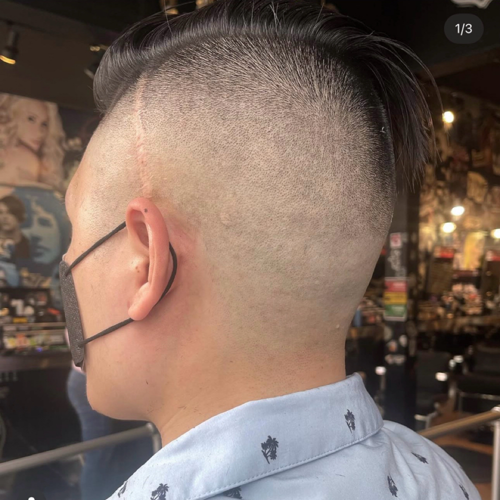 Bald Fade at Monster Manes in Chicago, IL