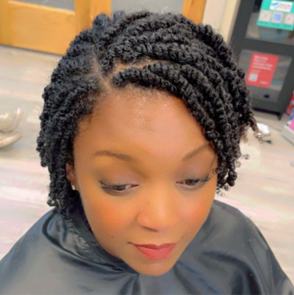 Two-Strand Twists at Posh Hair Designz in Marietta, GA