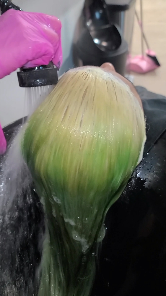 Bleach Retouch at Hairartista At Moth & Metal in North Richland Hills, TX