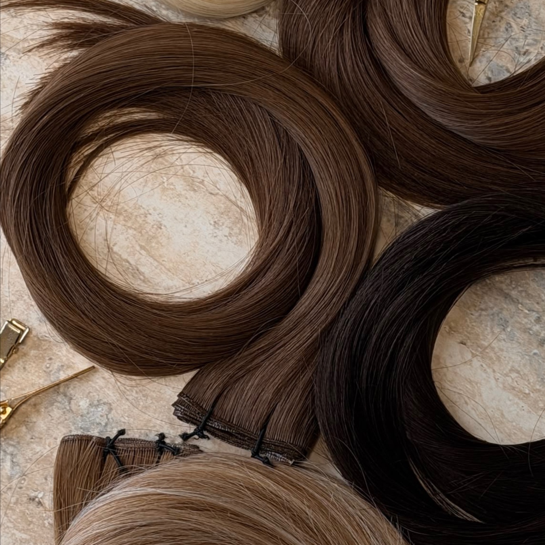 Weft Extension Instal at The Grove Salon Co. in Rocklin, CA