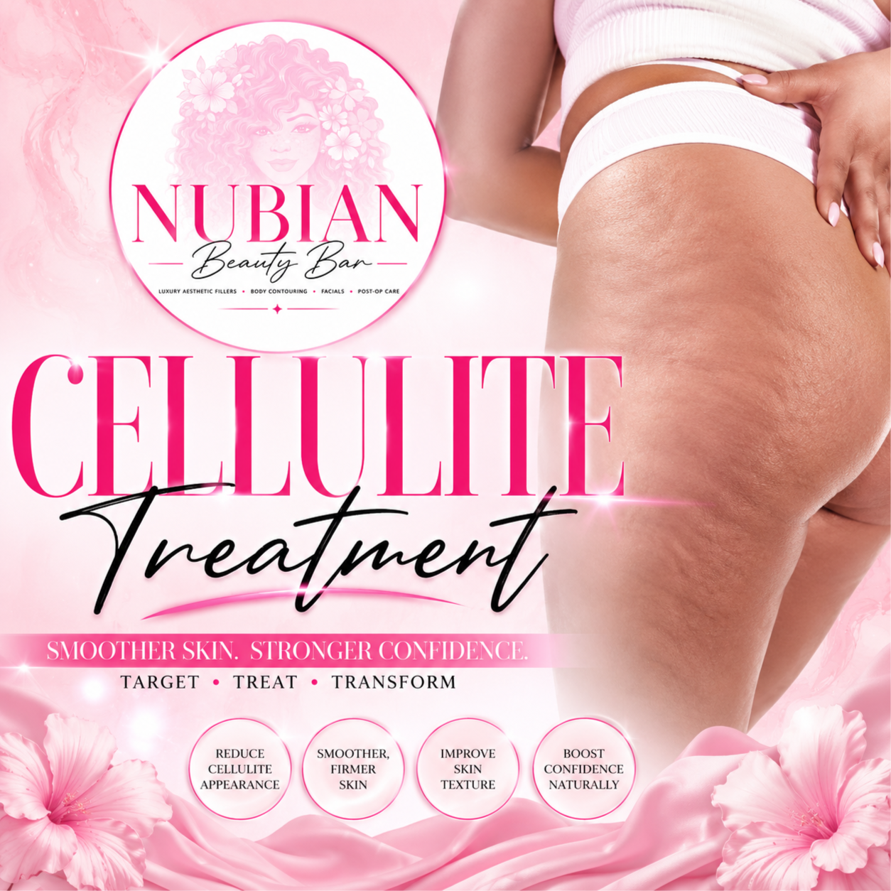 Cellulite Reduction at Nubian Beauty Bar in APOPKA, FL