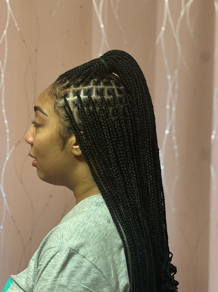 SMALL KNOTLESS BRAIDS at Locked In Lux in Oxnard, CA