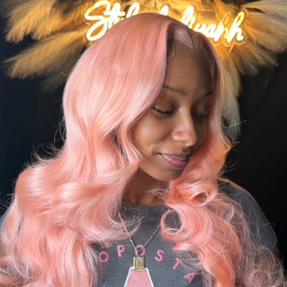 Frontal Wig Install at Aaliyah Pernell in Decatur, GA