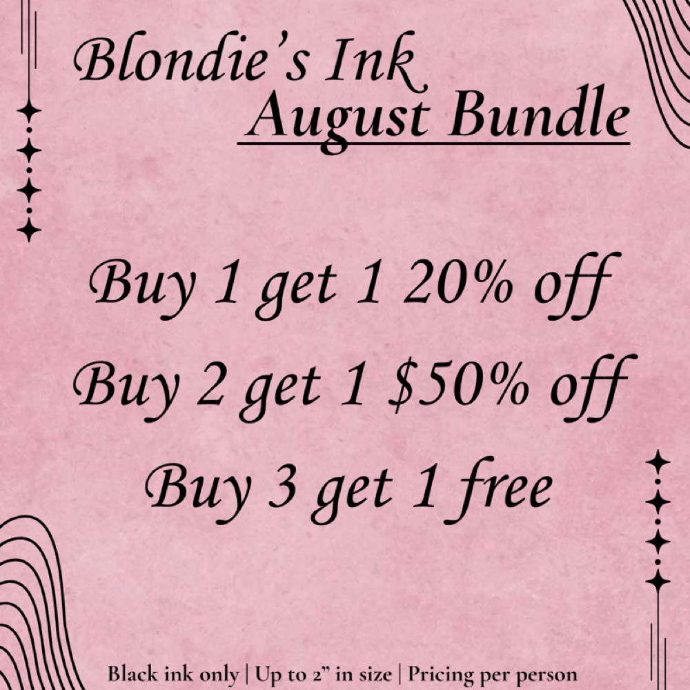 August Bundle at Blondie’s Ink in Point Pleasant, WV
