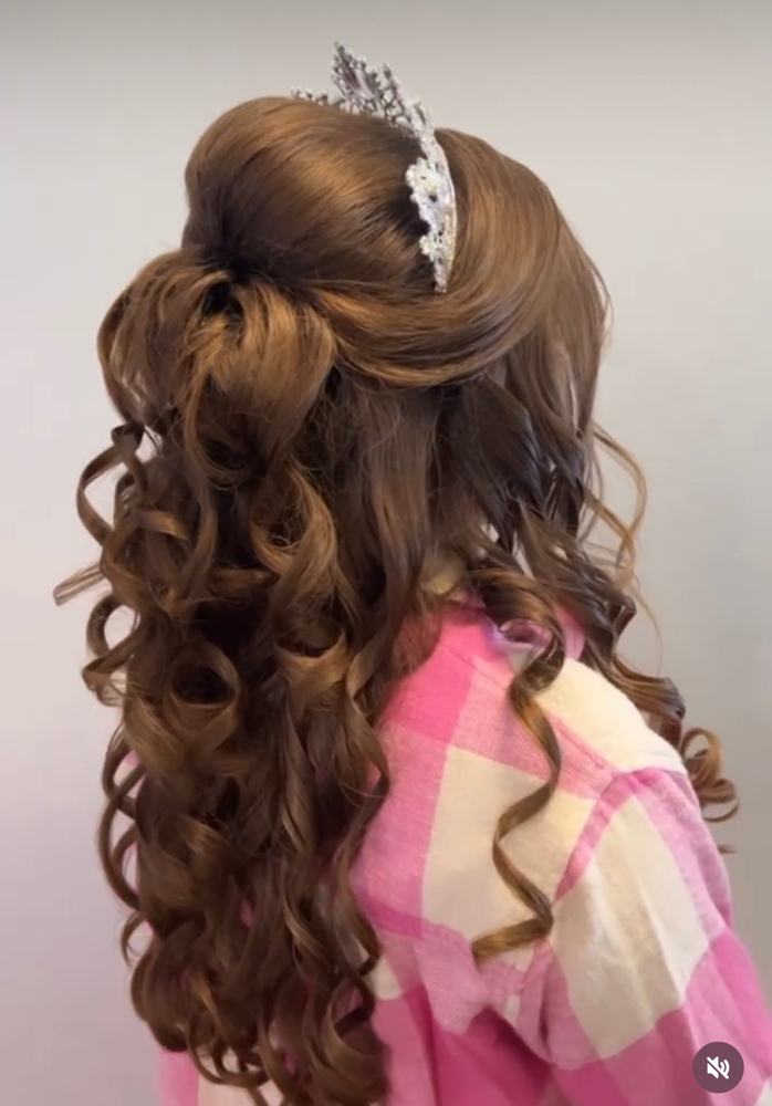 Simple Bride/quince Hairstyle