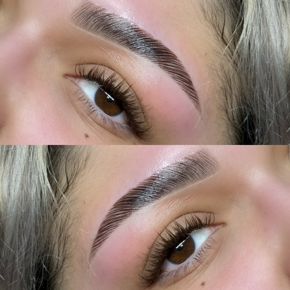 Brow Design, Wax, Hybrid Tint + Lamination