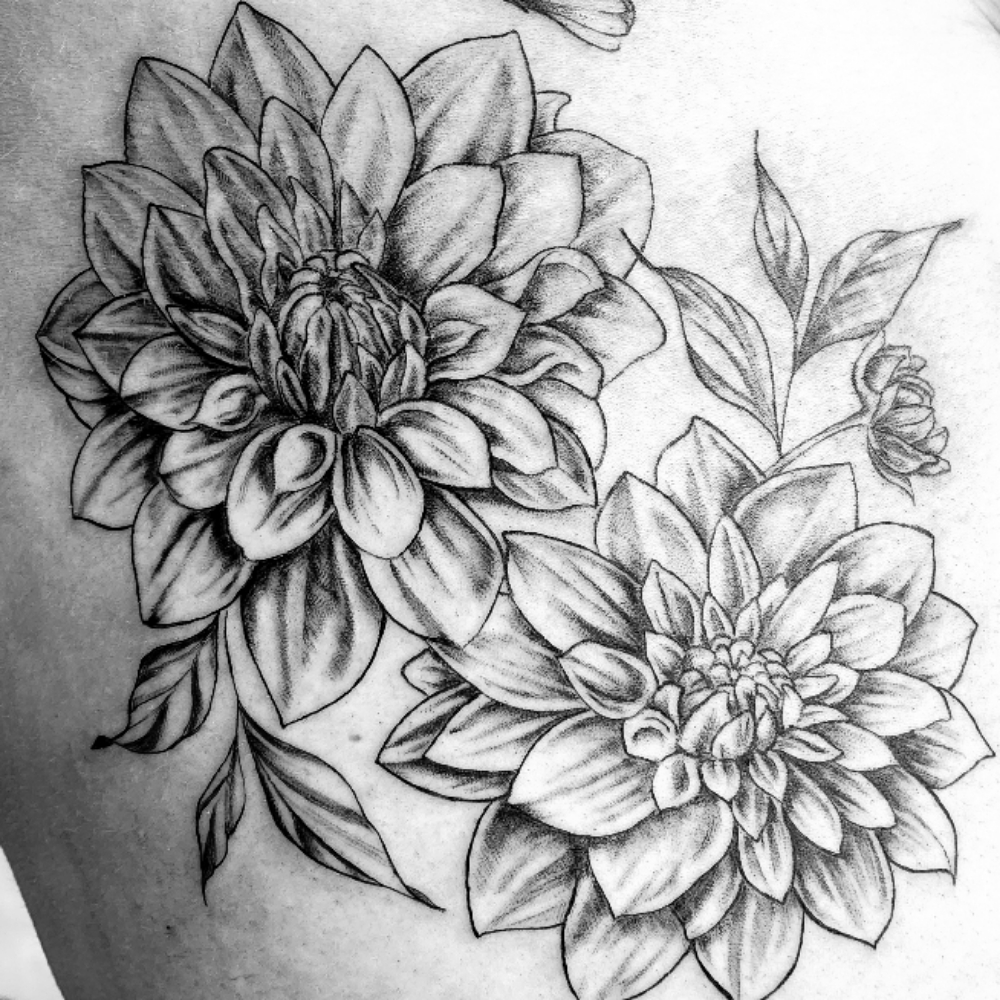 3 Hour Floral Tattoo at KG Art & Ink in Jefferson City, MO