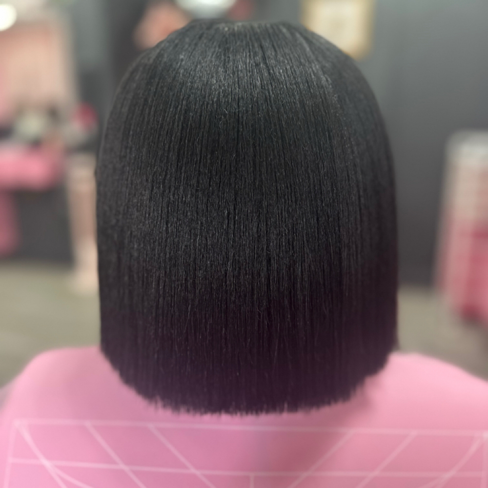 Silkpress+ Steam Treatment+Haircut at The Beauty Lab Experience in Gretna, LA