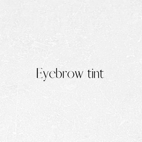 Eyebrow Tint