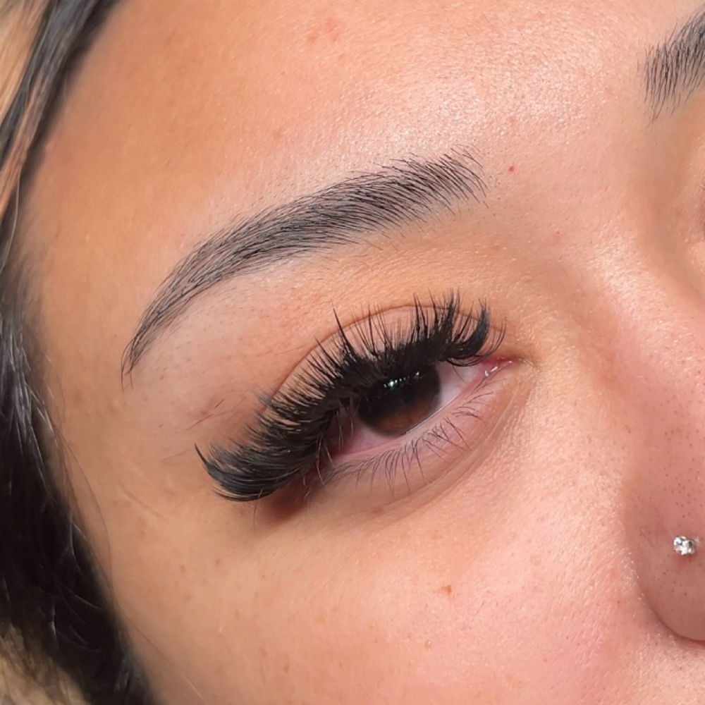 Volume Lash Set (custom) at Serene Esthetics in Mendocino, CA