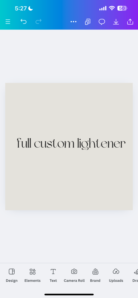 Full Custom Lightener Color
