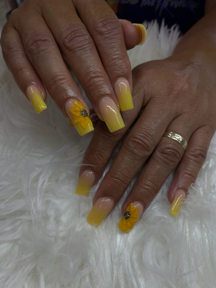 Acrylic Nail Art at Shell Nailed It in Kerman, CA