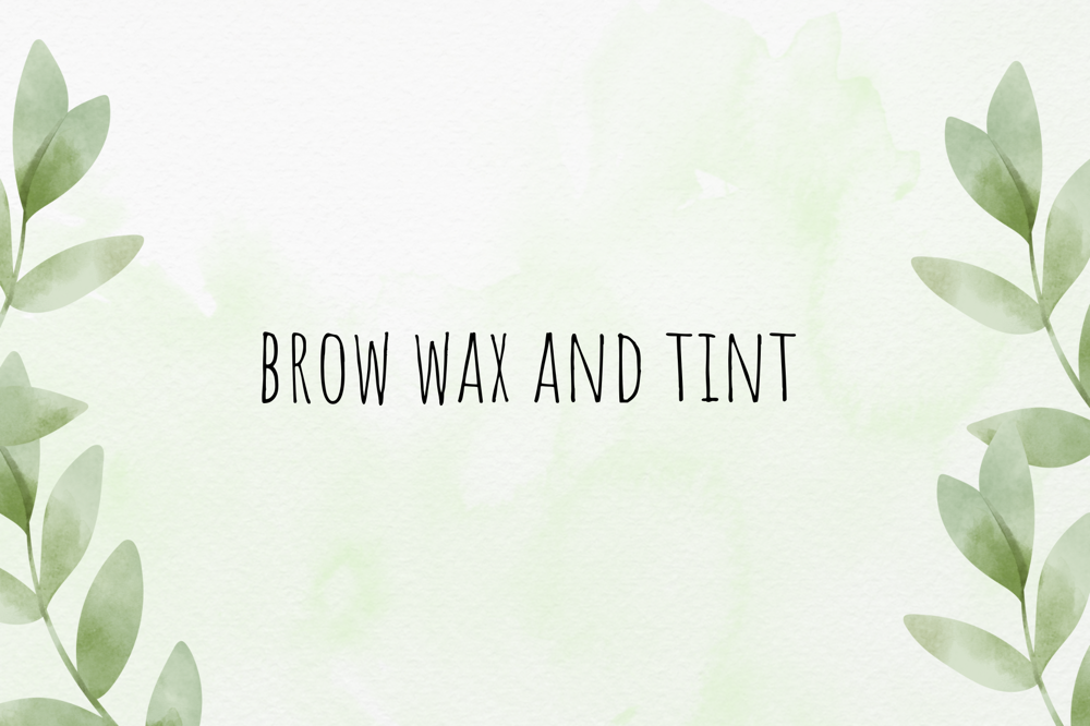 Brow Wax And Tint