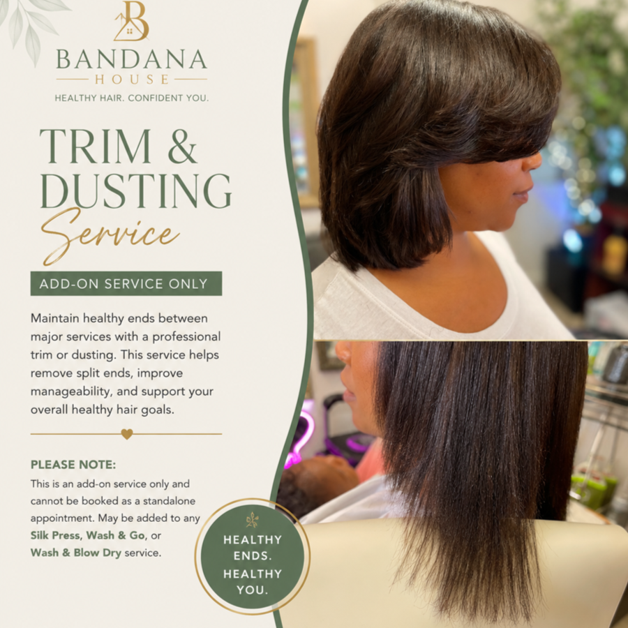 Trim & Dusting Service(Add-On Only) at Bandana House Co