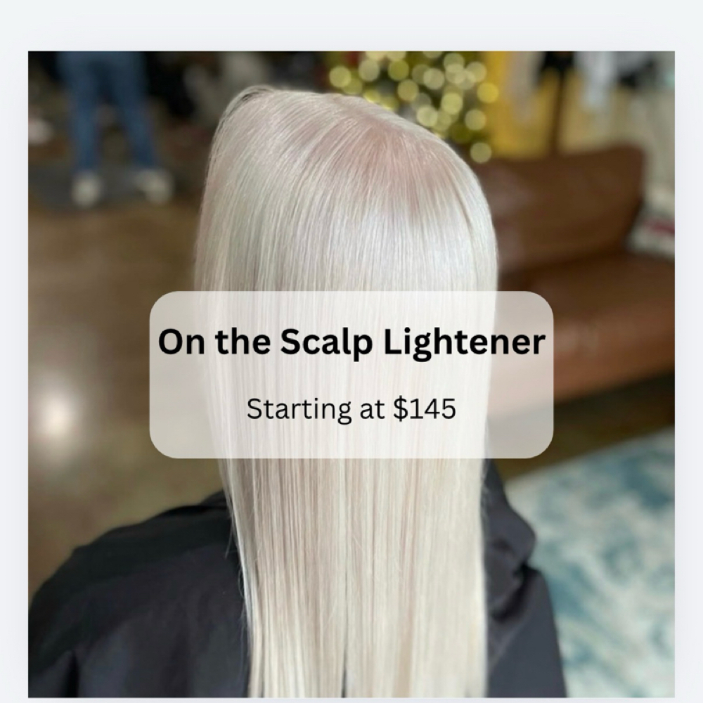 On The Scalp Lightener at Magnolia Hair Studio in Starkville, MS