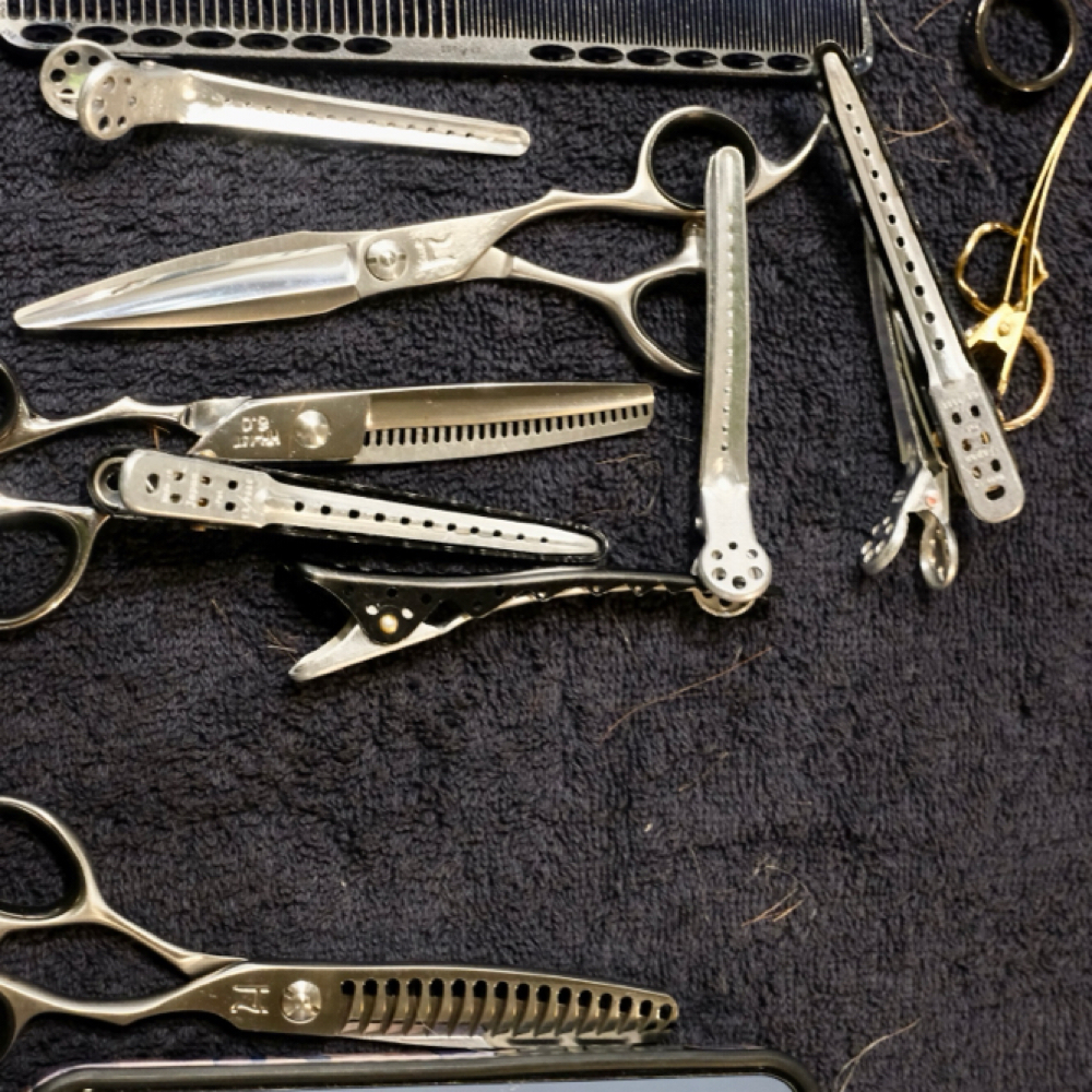 Men’s haircut at Hemlock & Co. Salon in Los Angeles, CA