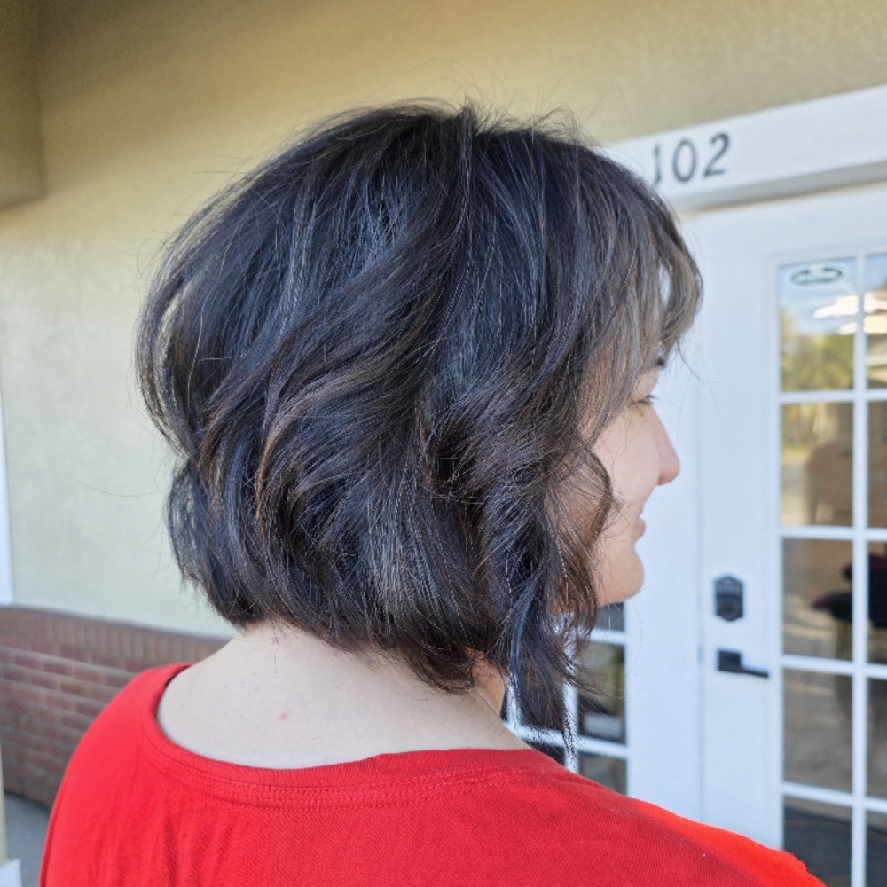 Haircut Blow out Short at Shear Divination in Wesley Chapel, FL