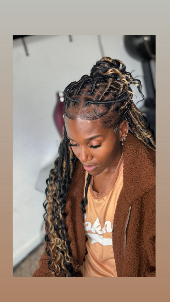 Faux/Goddess Loc Touch Up
