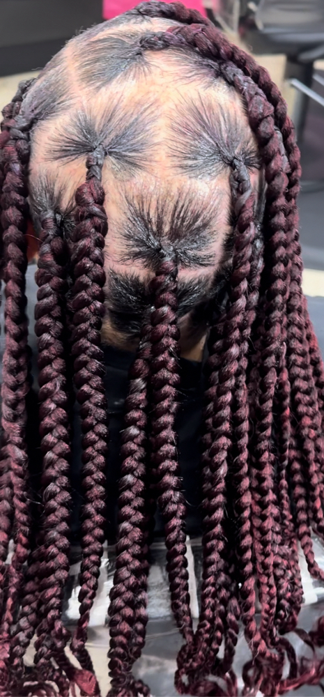 Medium Knotless Box Braids