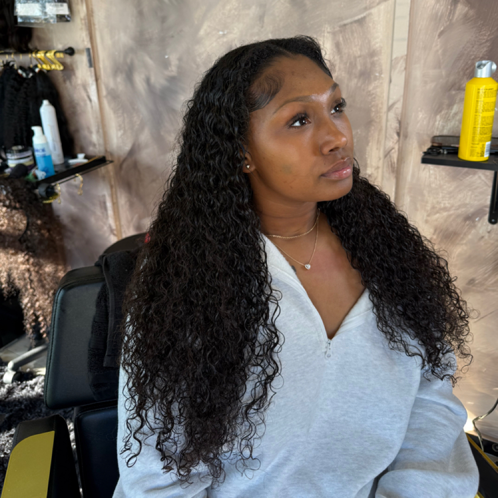 2x6 W/ Raw Burmese Curl bundles at YAZZYWAY HAIR STUDIO in Pflugerville, TX