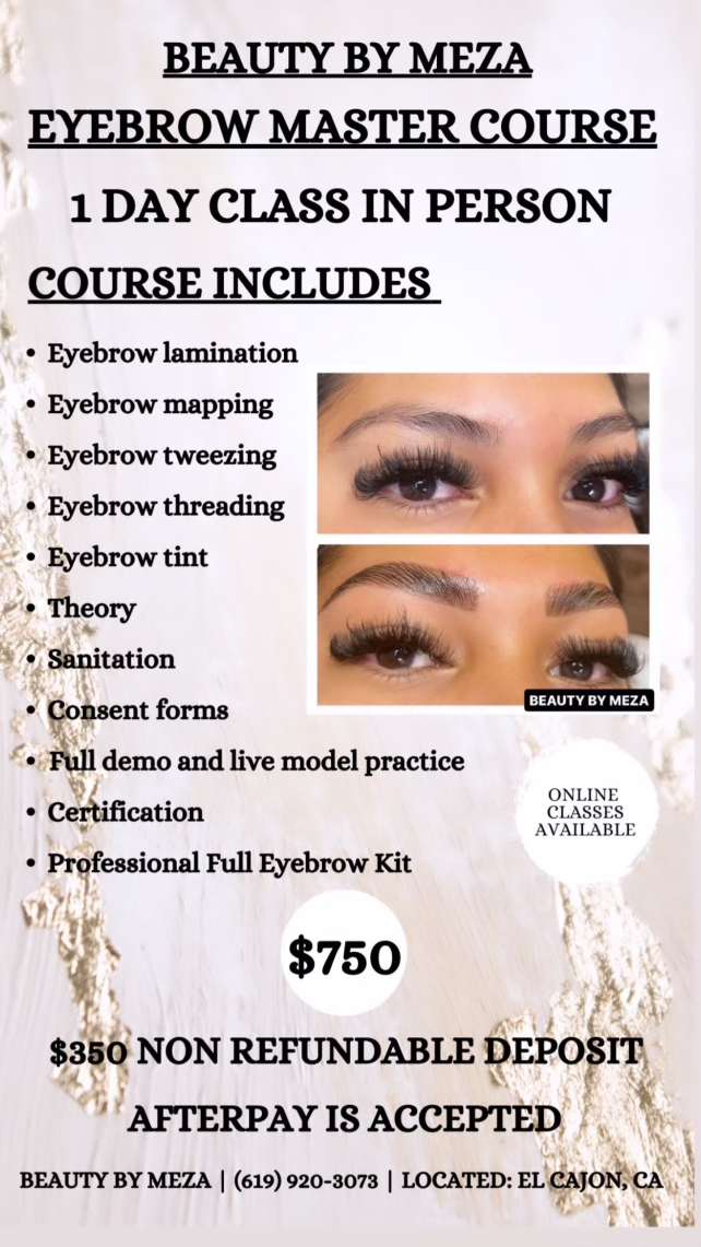 Eyebrow Master Class