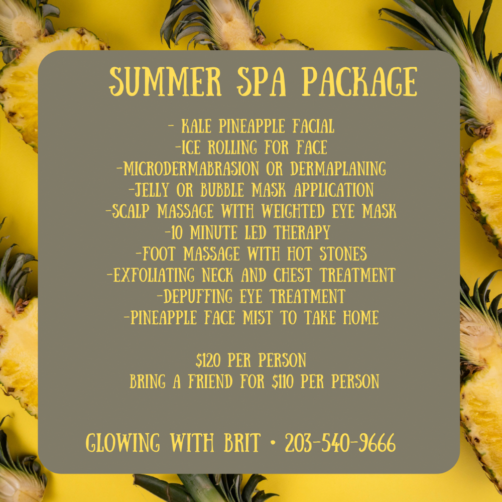 June Spa Package For 2 at Glowing With Brit in Wilton, CT